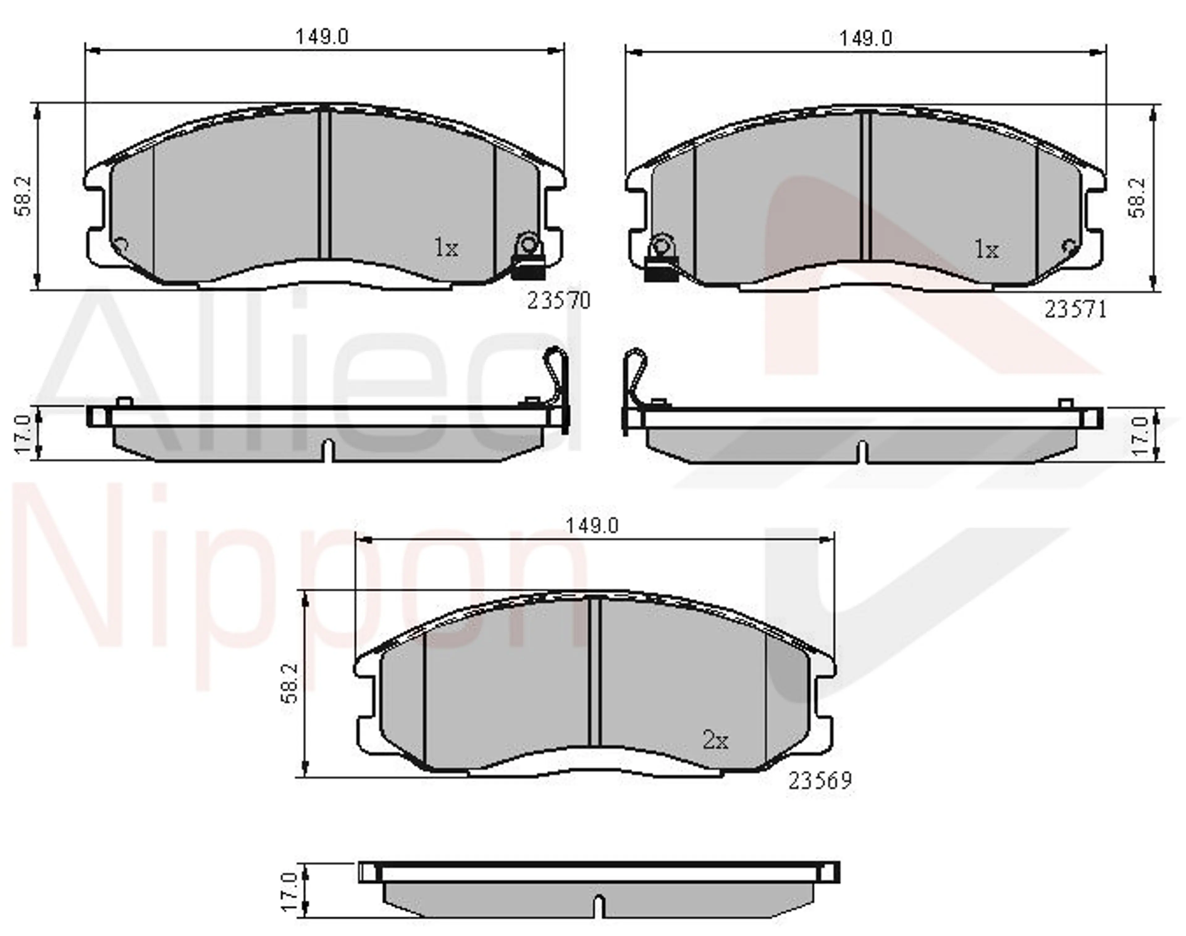 JUEGO DE PASTILLAS DE FRENO