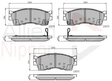 JUEGO DE PASTILLAS DE FRENO