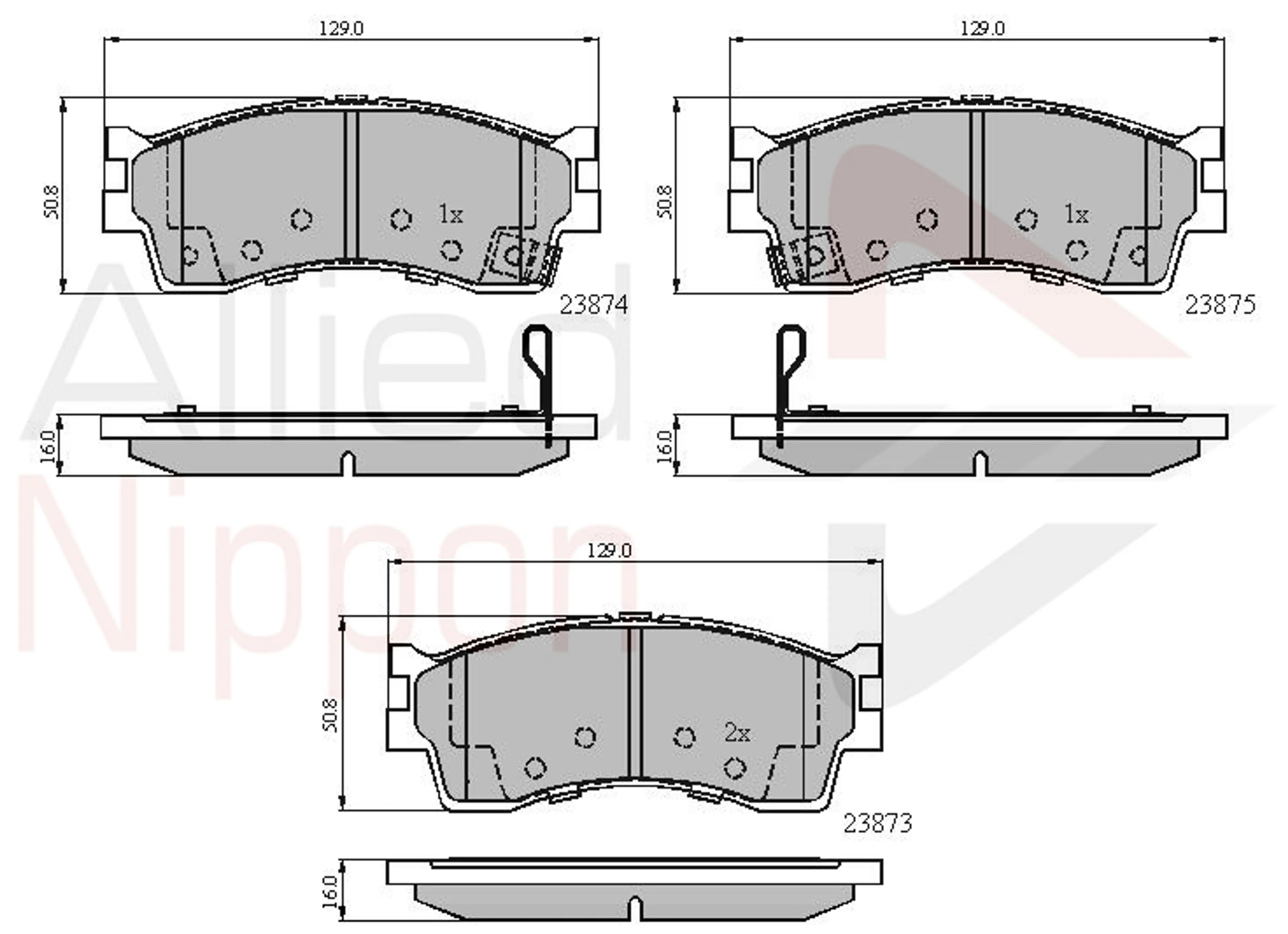 JUEGO DE PASTILLAS DE FRENO