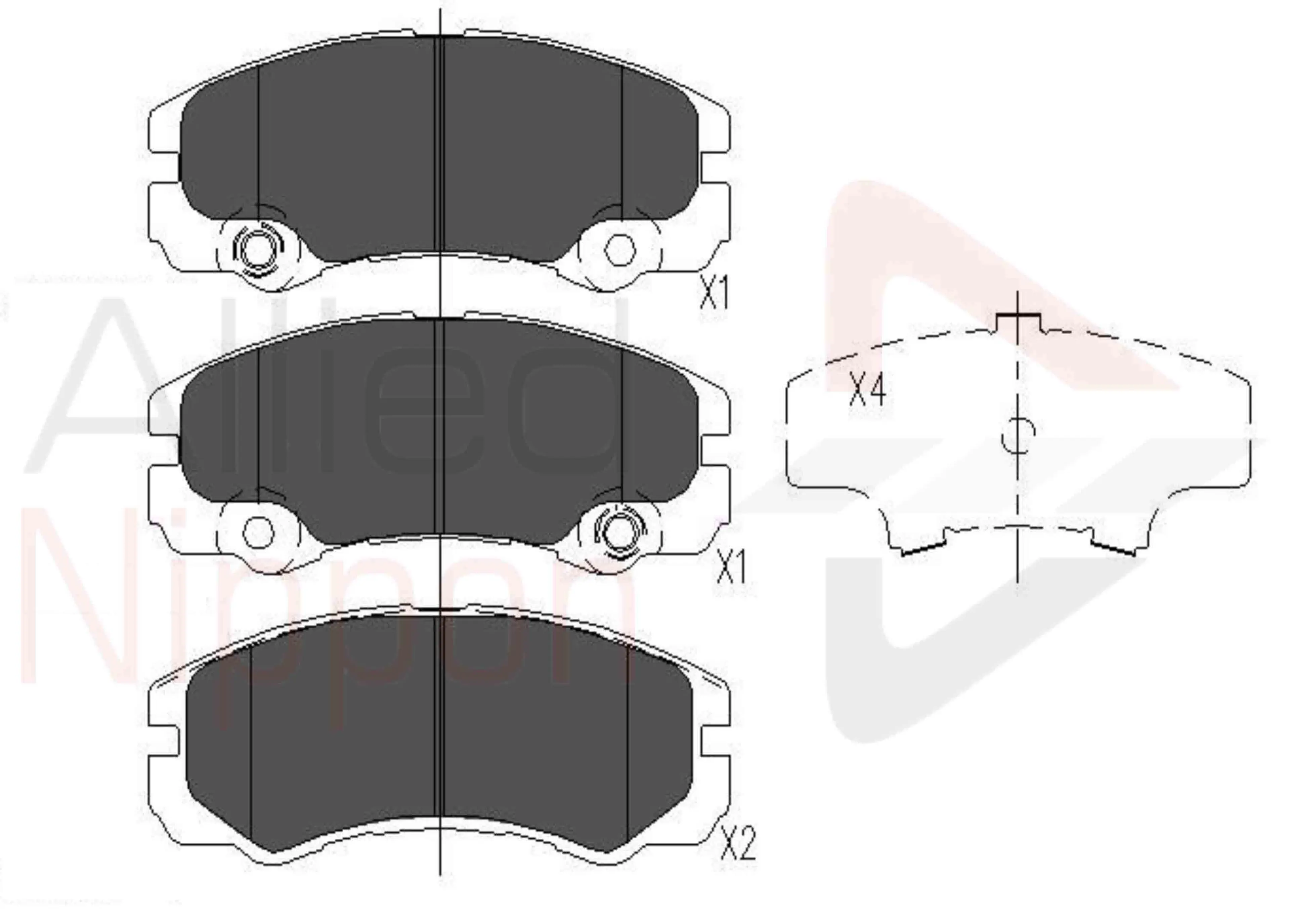 JUEGO DE PASTILLAS DE FRENO
