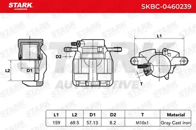 PINZA DE FRENO (SIN  DEVOLUCIÓN CAS