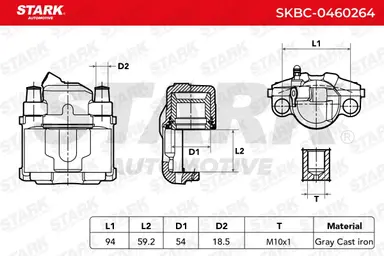 PINZA DE FRENO (SIN  DEVOLUCIÓN CAS