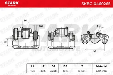 PINZA DE FRENO (SIN  DEVOLUCIÓN CAS