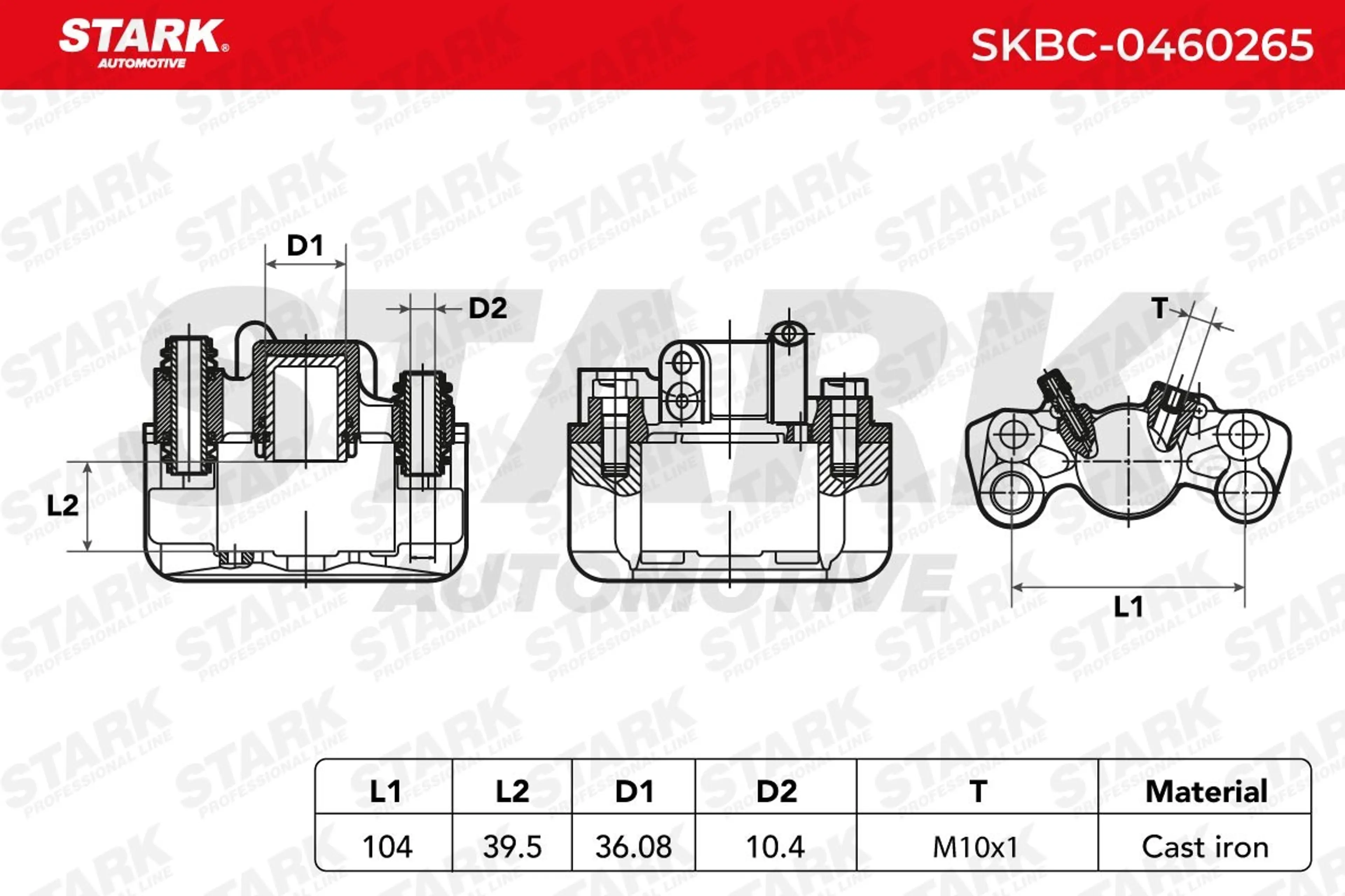 PINZA DE FRENO (SIN  DEVOLUCIÓN CAS