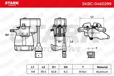 PINZA DE FRENO (SIN  DEVOLUCIÓN CAS