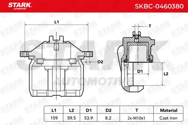 PINZA DE FRENO (SIN  DEVOLUCIÓN CAS