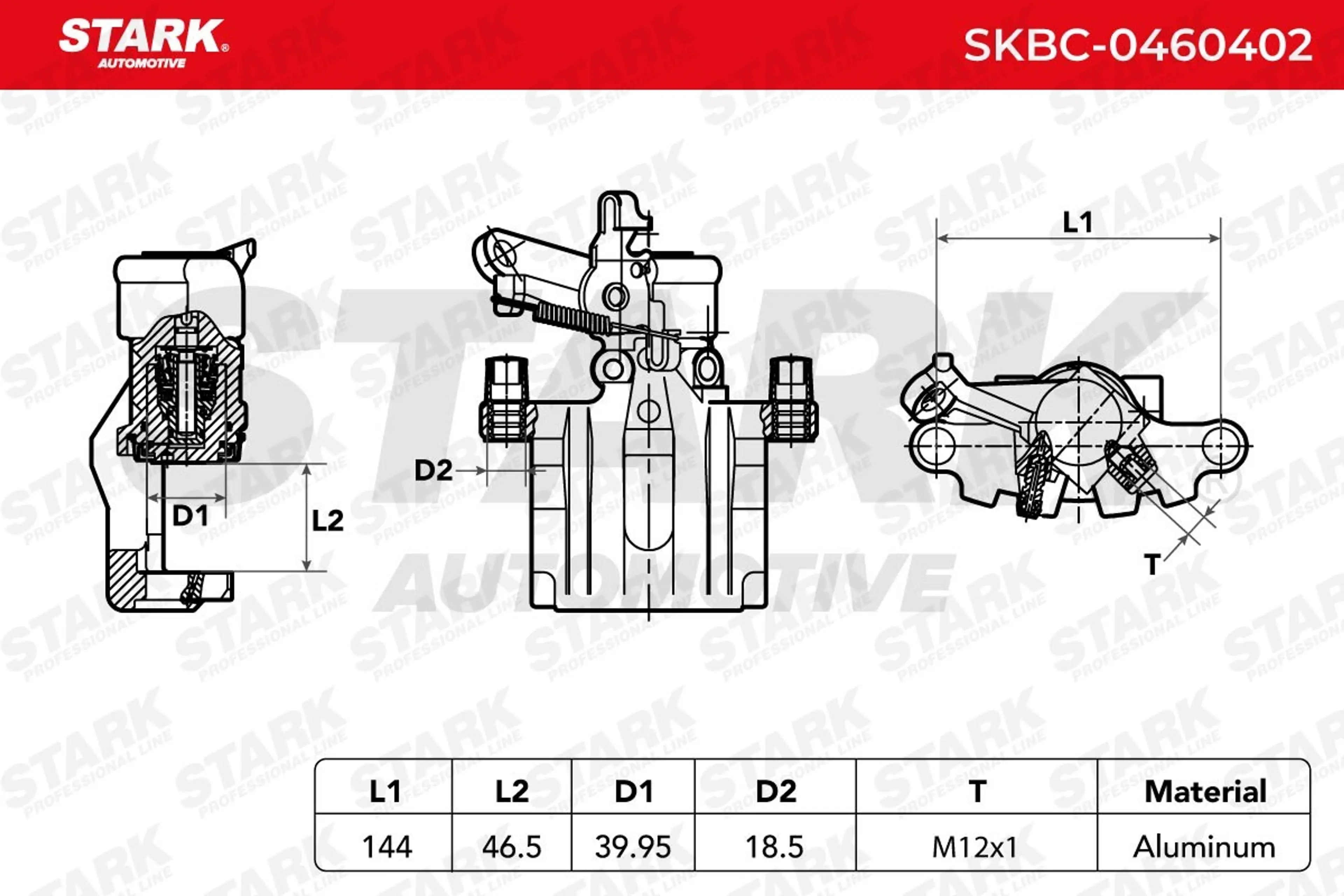 PINZA DE FRENO (SIN  DEVOLUCIÓN CAS