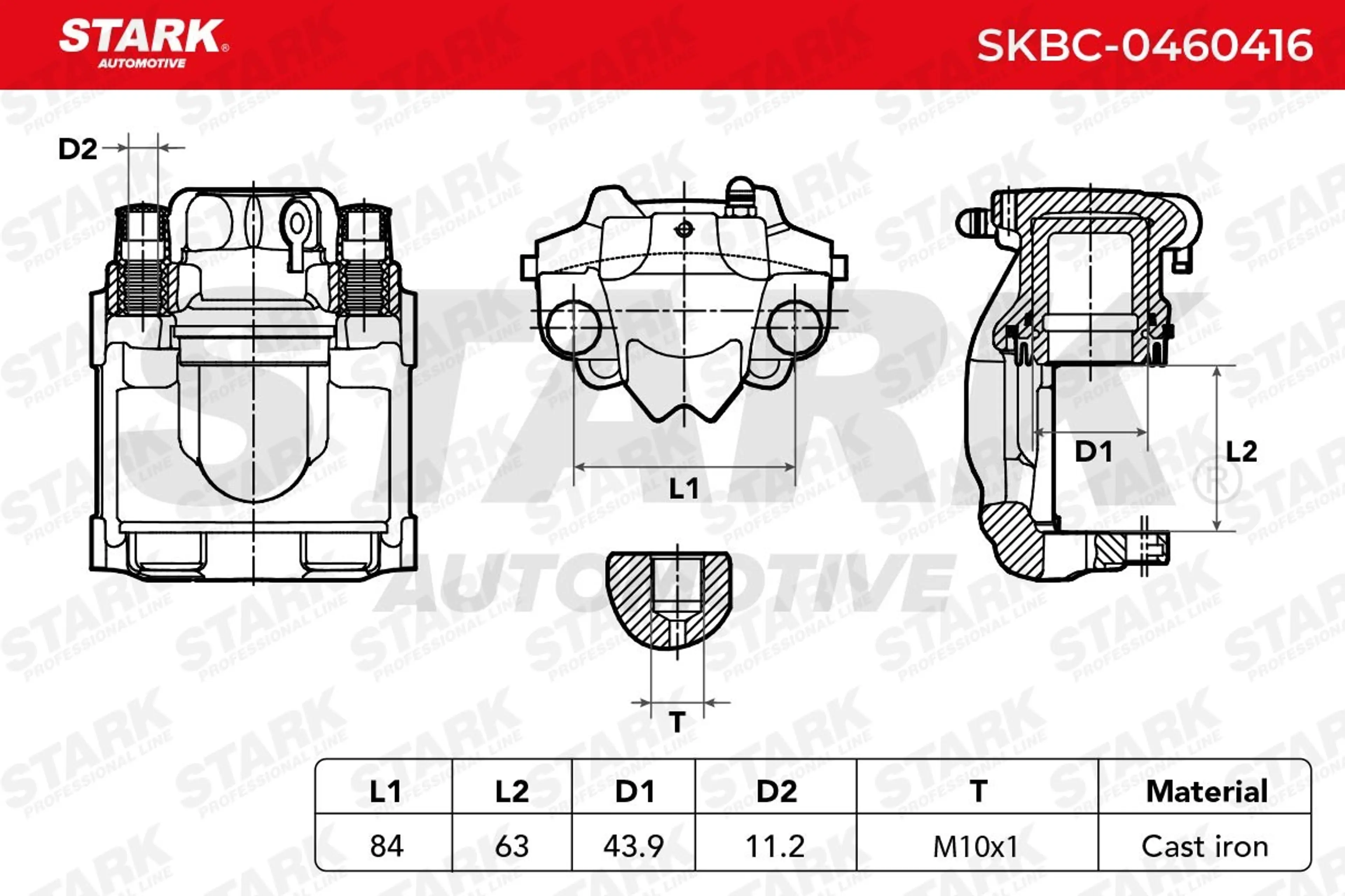 PINZA DE FRENO (SIN  DEVOLUCIÓN CAS