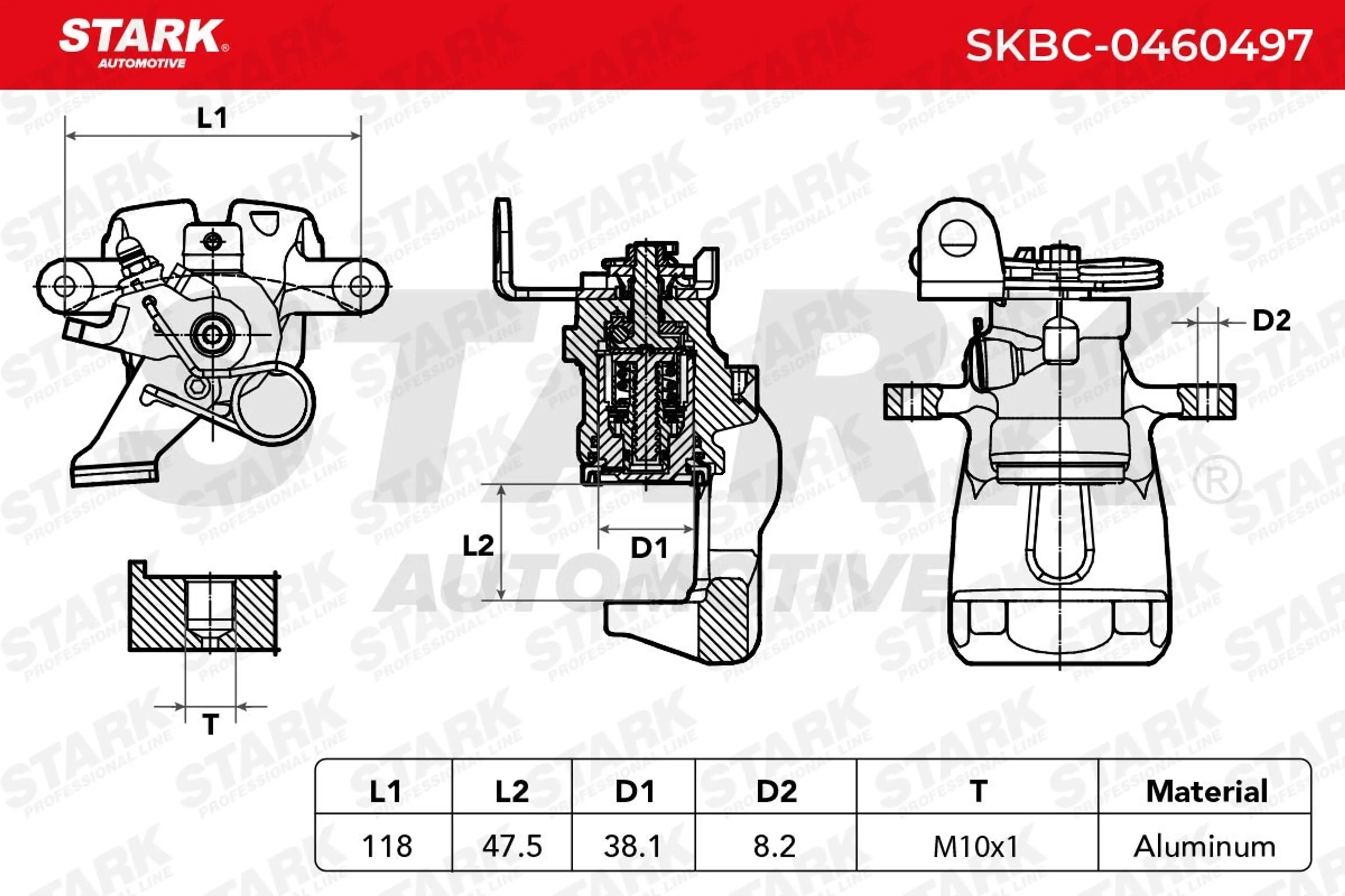 PINZA DE FRENO (SIN  DEVOLUCIÓN CAS