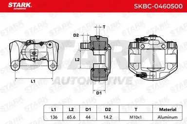 PINZA DE FRENO (SIN  DEVOLUCIÓN CAS