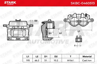 PINZA DE FRENO (SIN  DEVOLUCIÓN CAS