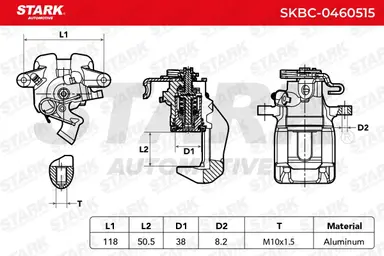 PINZA DE FRENO (SIN  DEVOLUCIÓN CAS