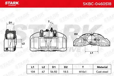 PINZA DE FRENO (SIN  DEVOLUCIÓN CAS