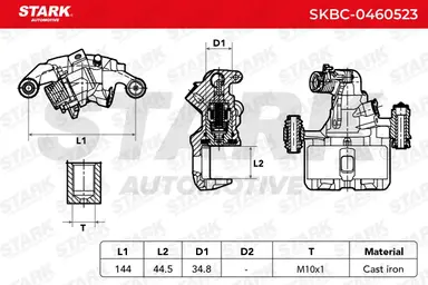 PINZA DE FRENO (SIN  DEVOLUCIÓN CAS