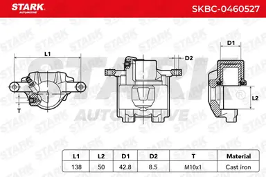 PINZA DE FRENO (SIN  DEVOLUCIÓN CAS