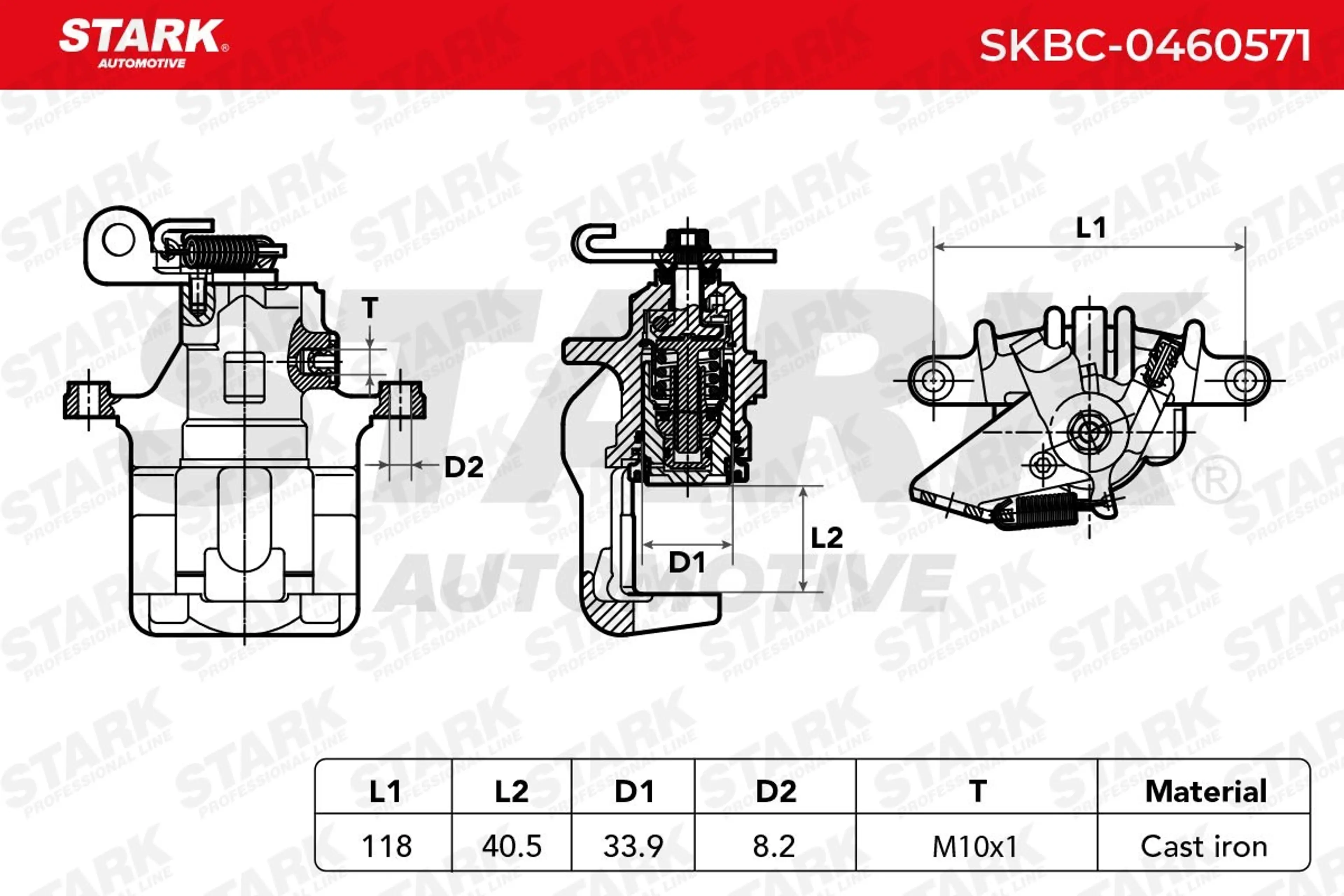 PINZA DE FRENO (SIN  DEVOLUCIÓN CAS