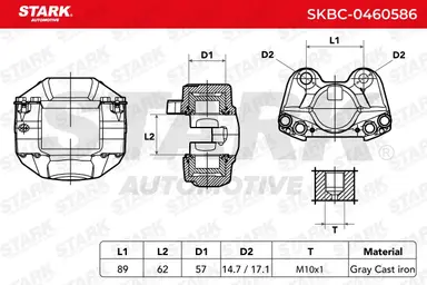 PINZA DE FRENO (SIN  DEVOLUCIÓN CAS