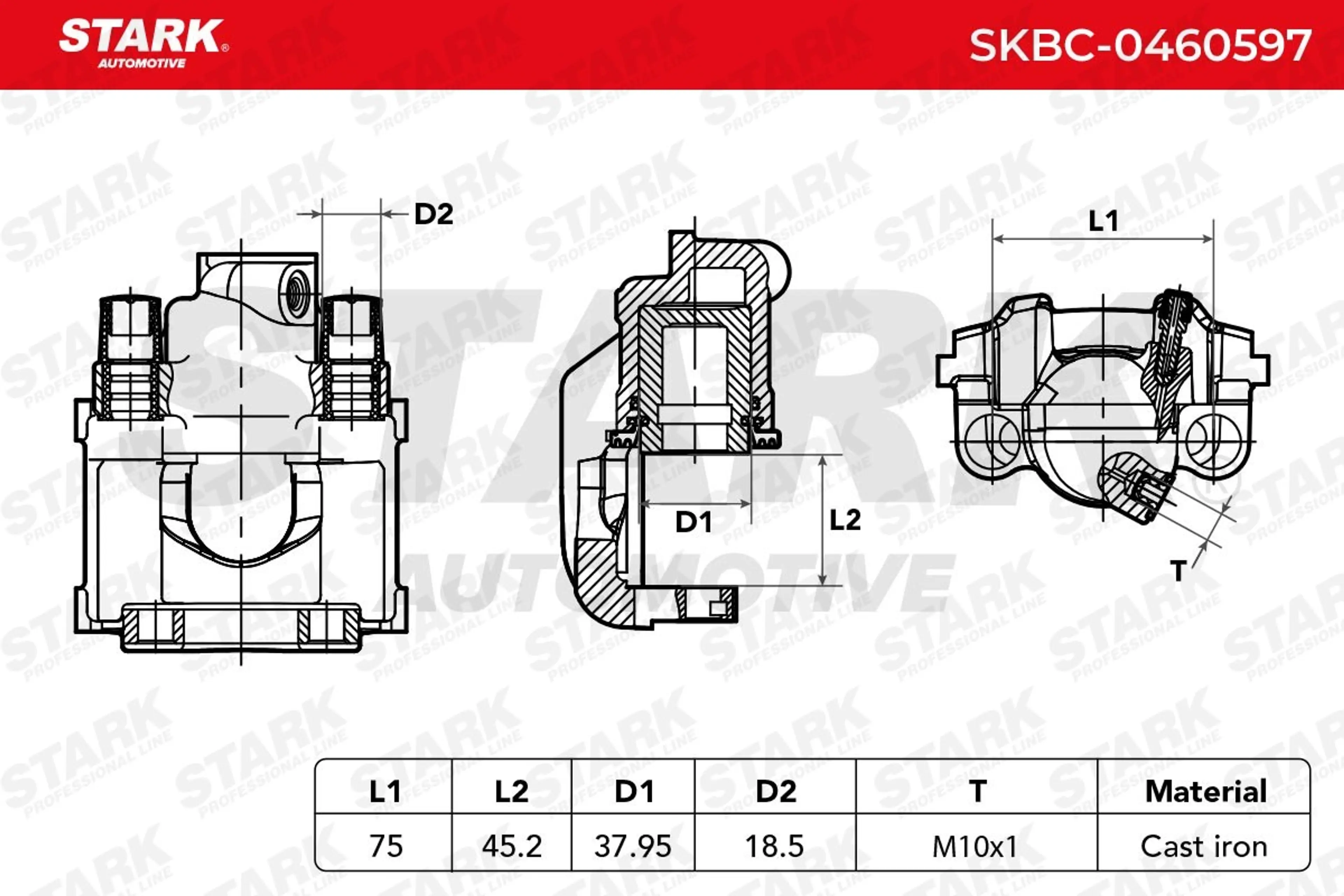 PINZA DE FRENO (SIN  DEVOLUCIÓN CAS