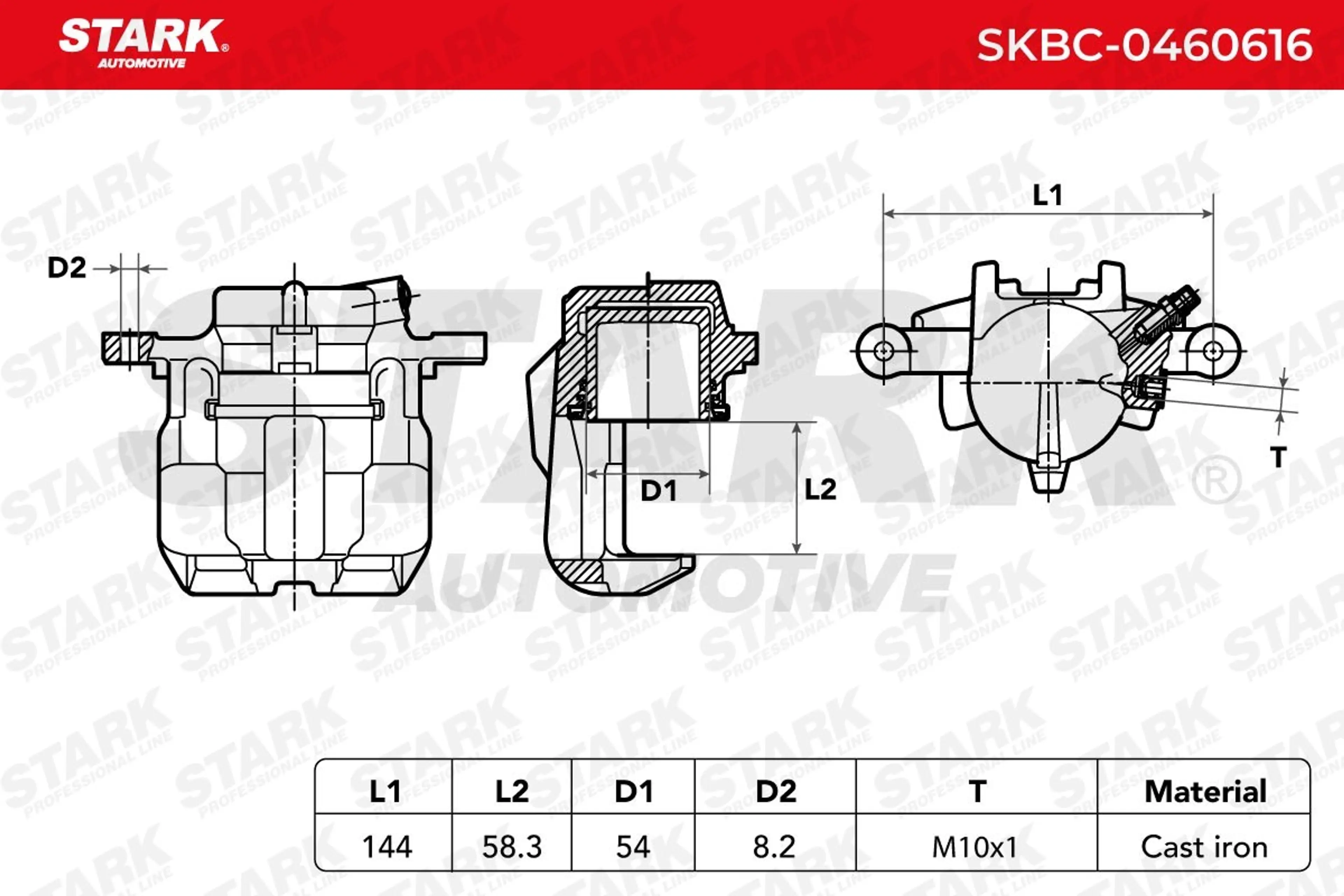 PINZA DE FRENO (SIN  DEVOLUCIÓN CAS