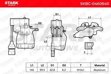 PINZA DE FRENO (SIN  DEVOLUCIÓN CAS