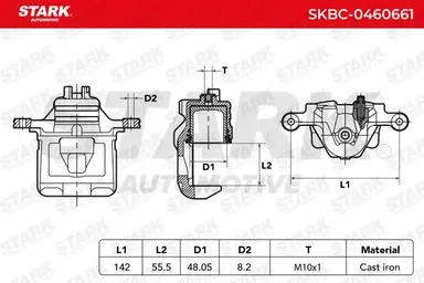 PINZA DE FRENO (SIN  DEVOLUCIÓN CAS