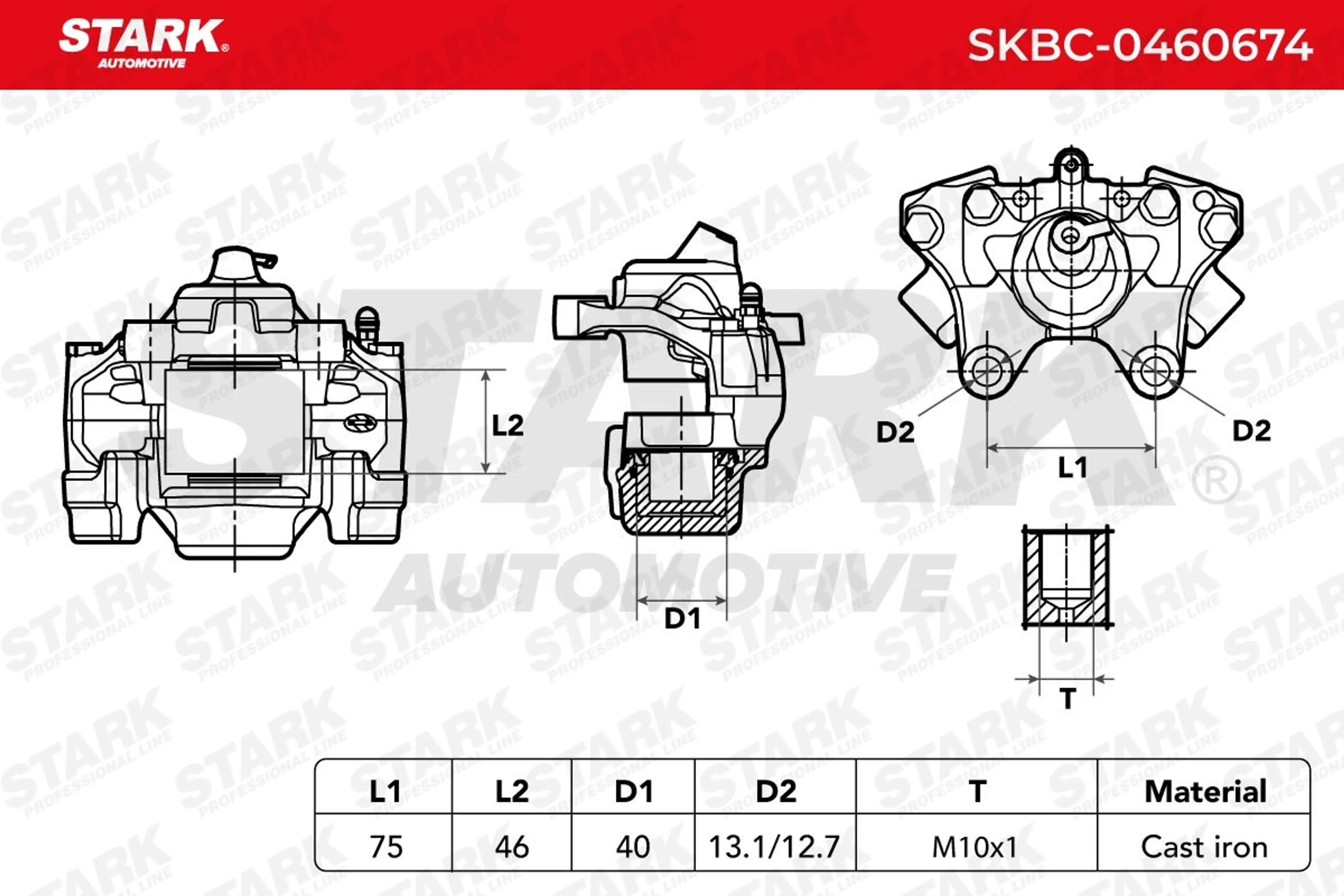 PINZA DE FRENO (SIN  DEVOLUCIÓN CAS