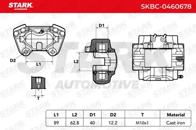 PINZA DE FRENO (SIN  DEVOLUCIÓN CAS