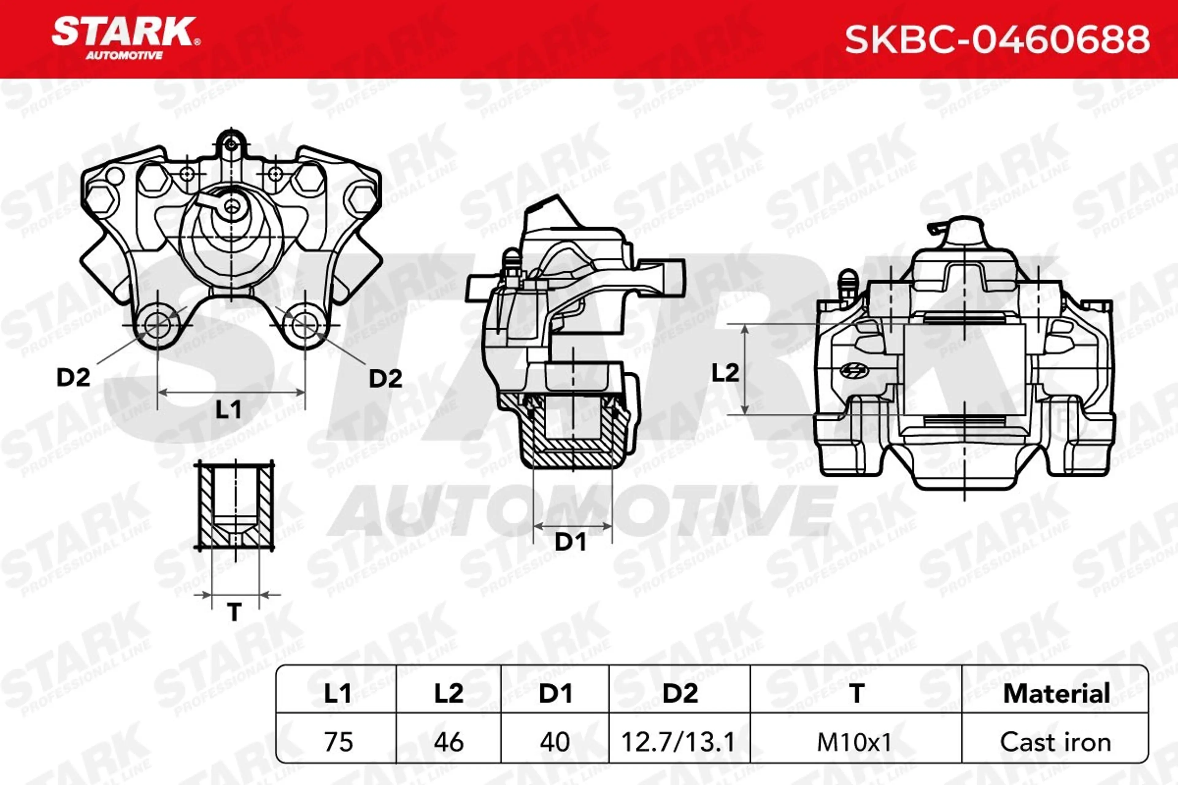 PINZA DE FRENO (SIN  DEVOLUCIÓN CAS