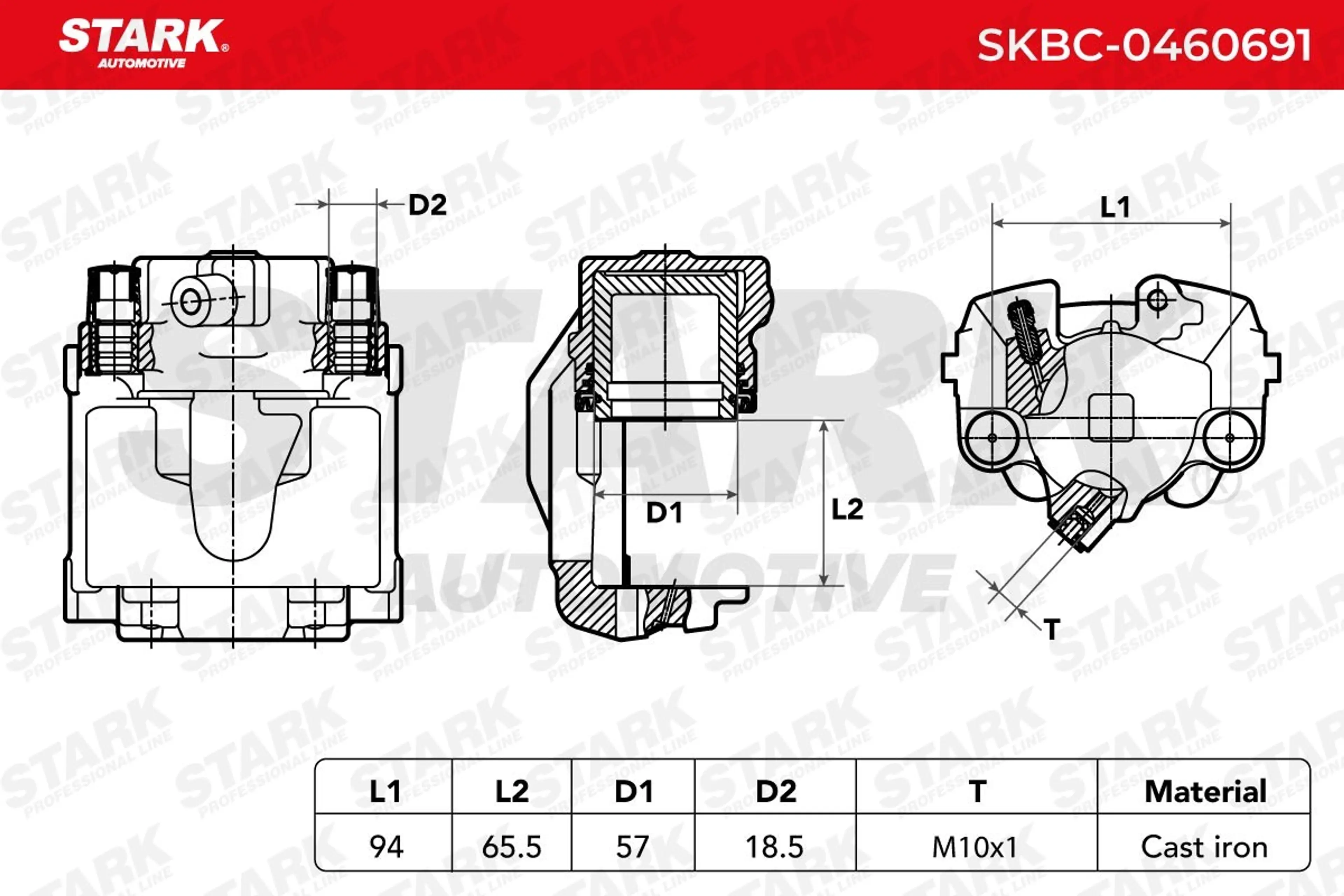 PINZA DE FRENO (SIN  DEVOLUCIÓN CAS