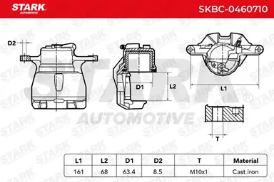 PINZA DE FRENO (SIN  DEVOLUCIÓN CAS