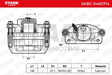PINZA DE FRENO (SIN  DEVOLUCIÓN CAS
