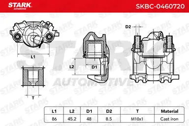 PINZA DE FRENO (SIN  DEVOLUCIÓN CAS