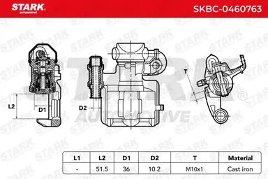 PINZA DE FRENO (SIN  DEVOLUCIÓN CAS