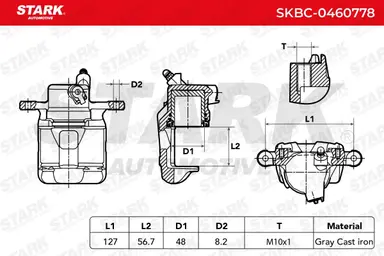 PINZA DE FRENO (SIN  DEVOLUCIÓN CAS