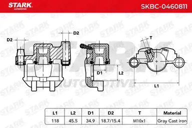 PINZA DE FRENO (SIN  DEVOLUCIÓN CAS