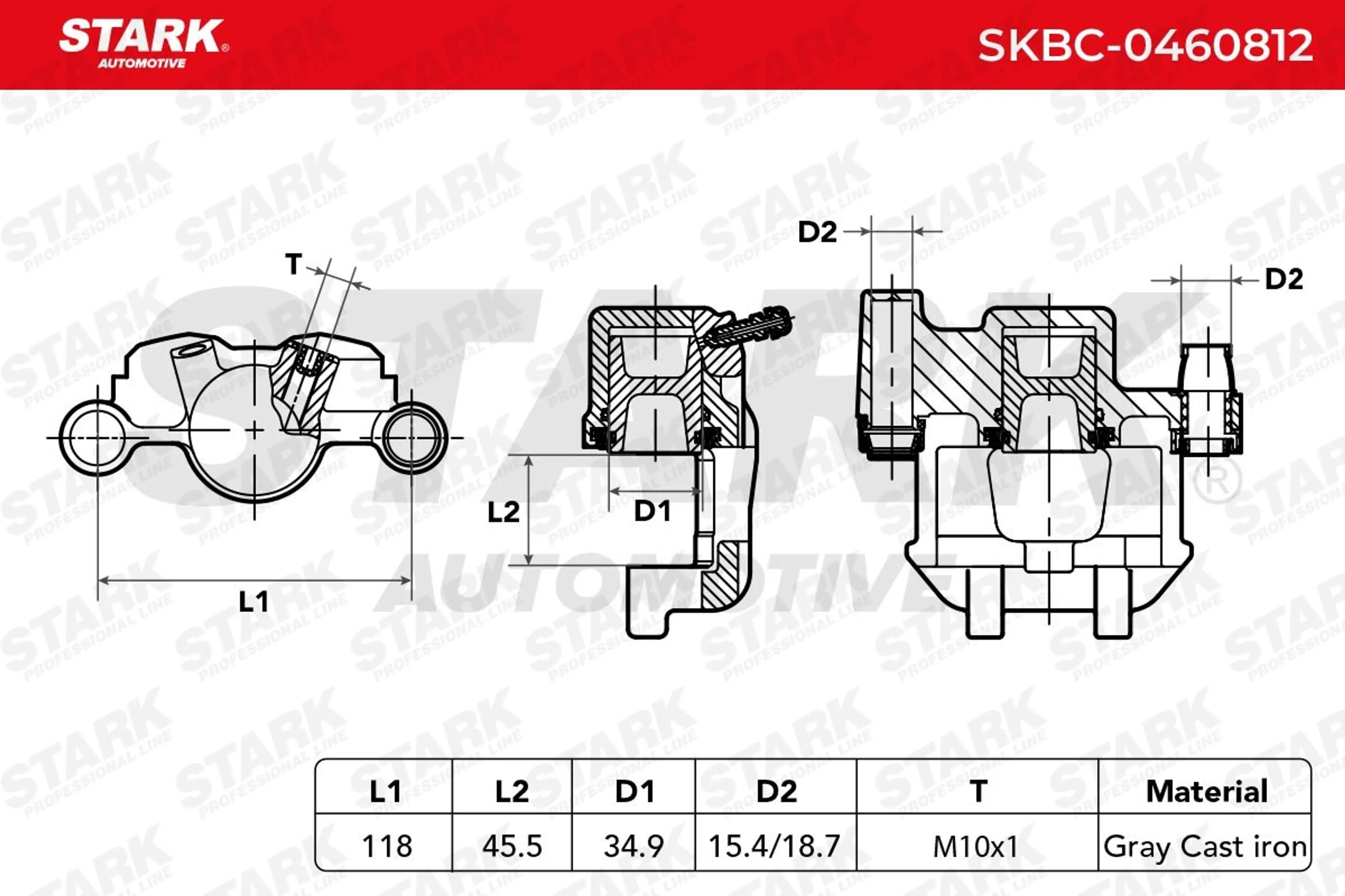 PINZA DE FRENO (SIN  DEVOLUCIÓN CAS