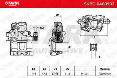 PINZA DE FRENO (SIN  DEVOLUCIÓN CAS