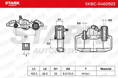 PINZA DE FRENO (SIN  DEVOLUCIÓN CAS