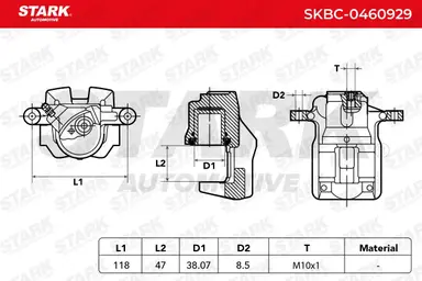 PINZA DE FRENO (SIN  DEVOLUCIÓN CAS
