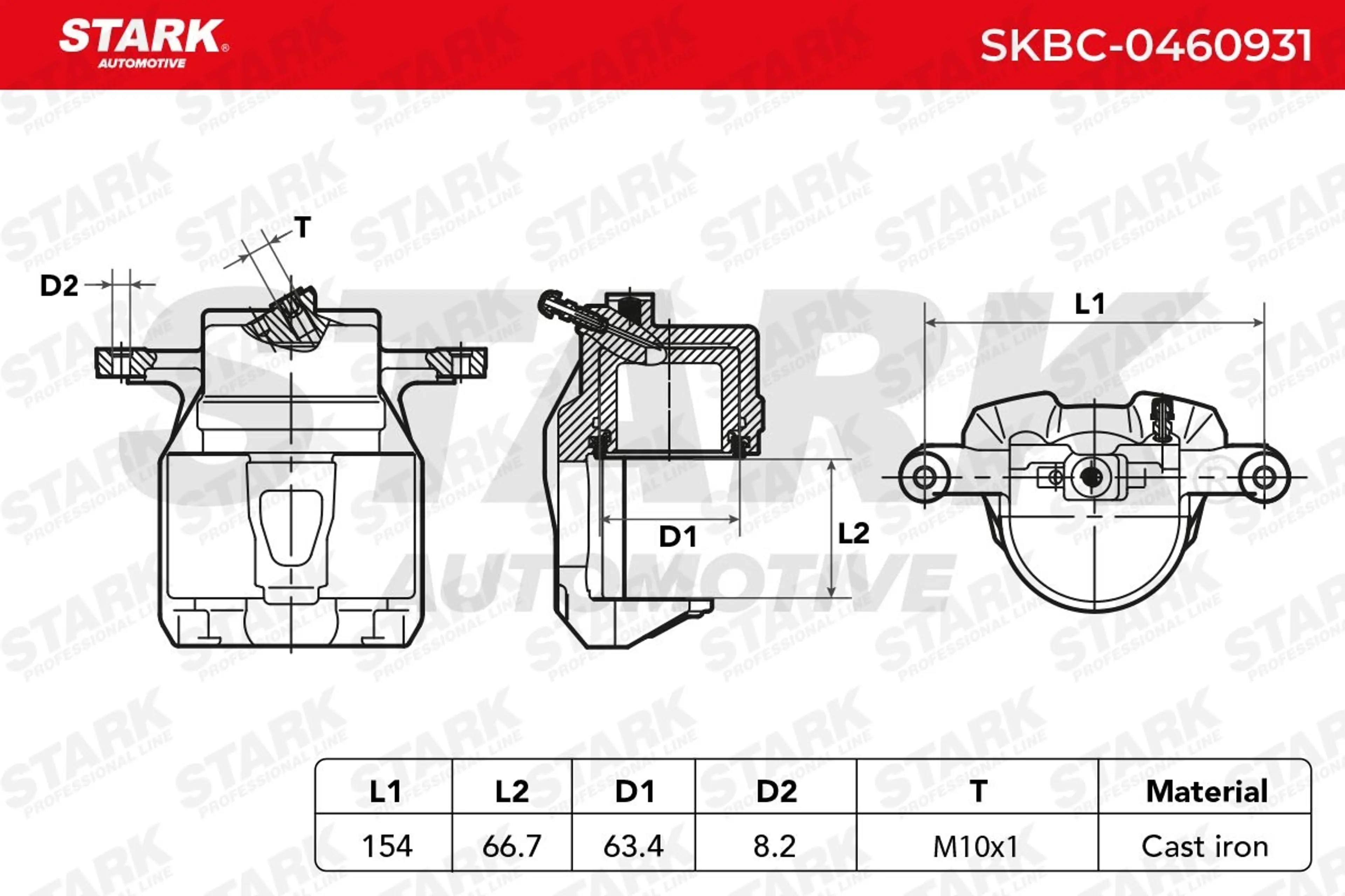 PINZA DE FRENO (SIN  DEVOLUCIÓN CAS