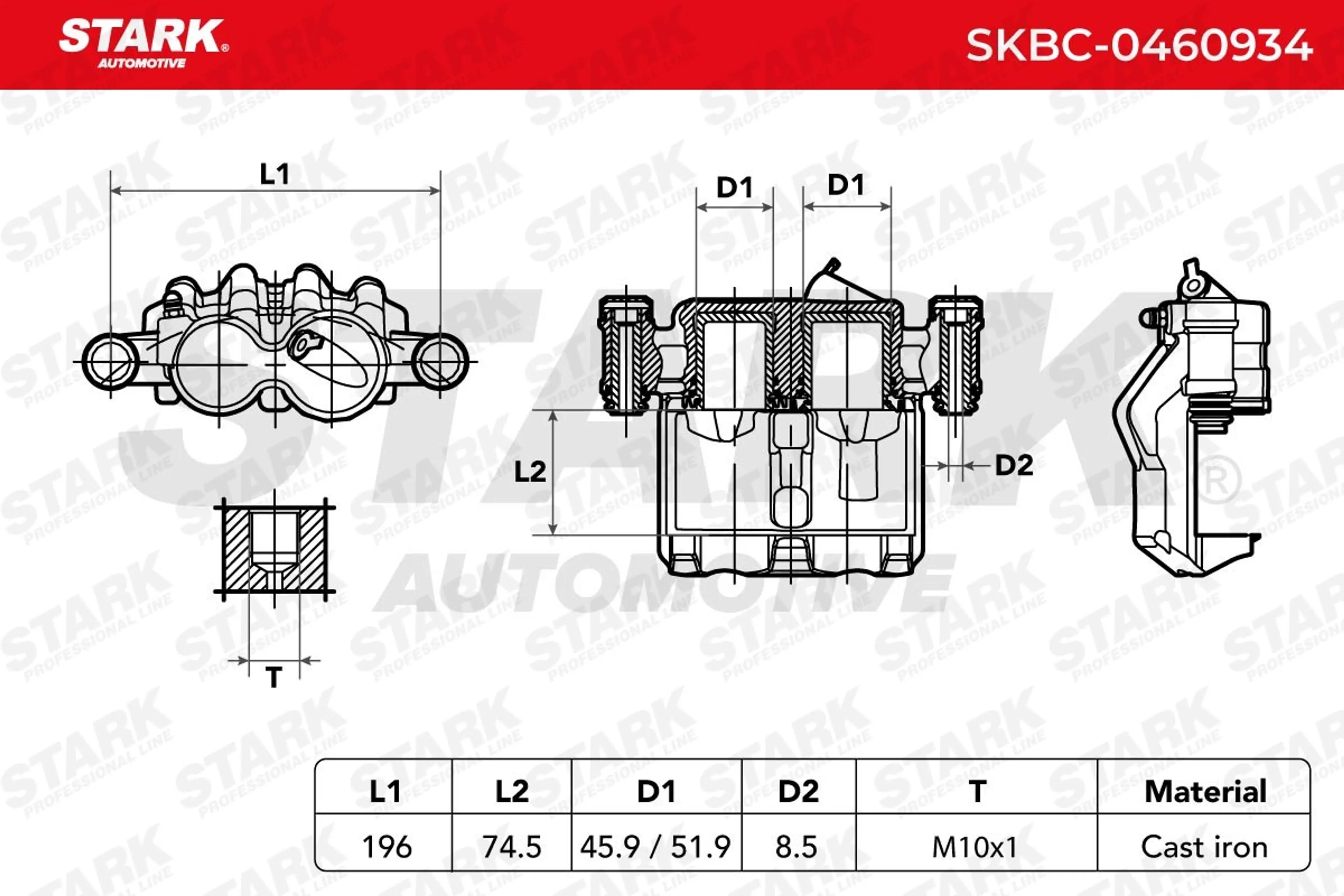 PINZA DE FRENO (SIN  DEVOLUCIÓN CAS