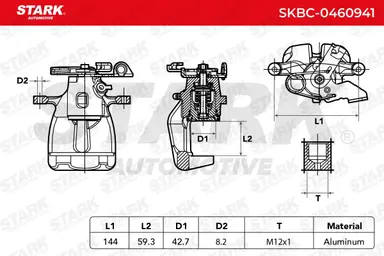 PINZA DE FRENO (SIN  DEVOLUCIÓN CAS