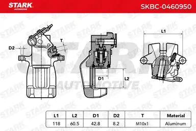 PINZA DE FRENO (SIN  DEVOLUCIÓN CAS