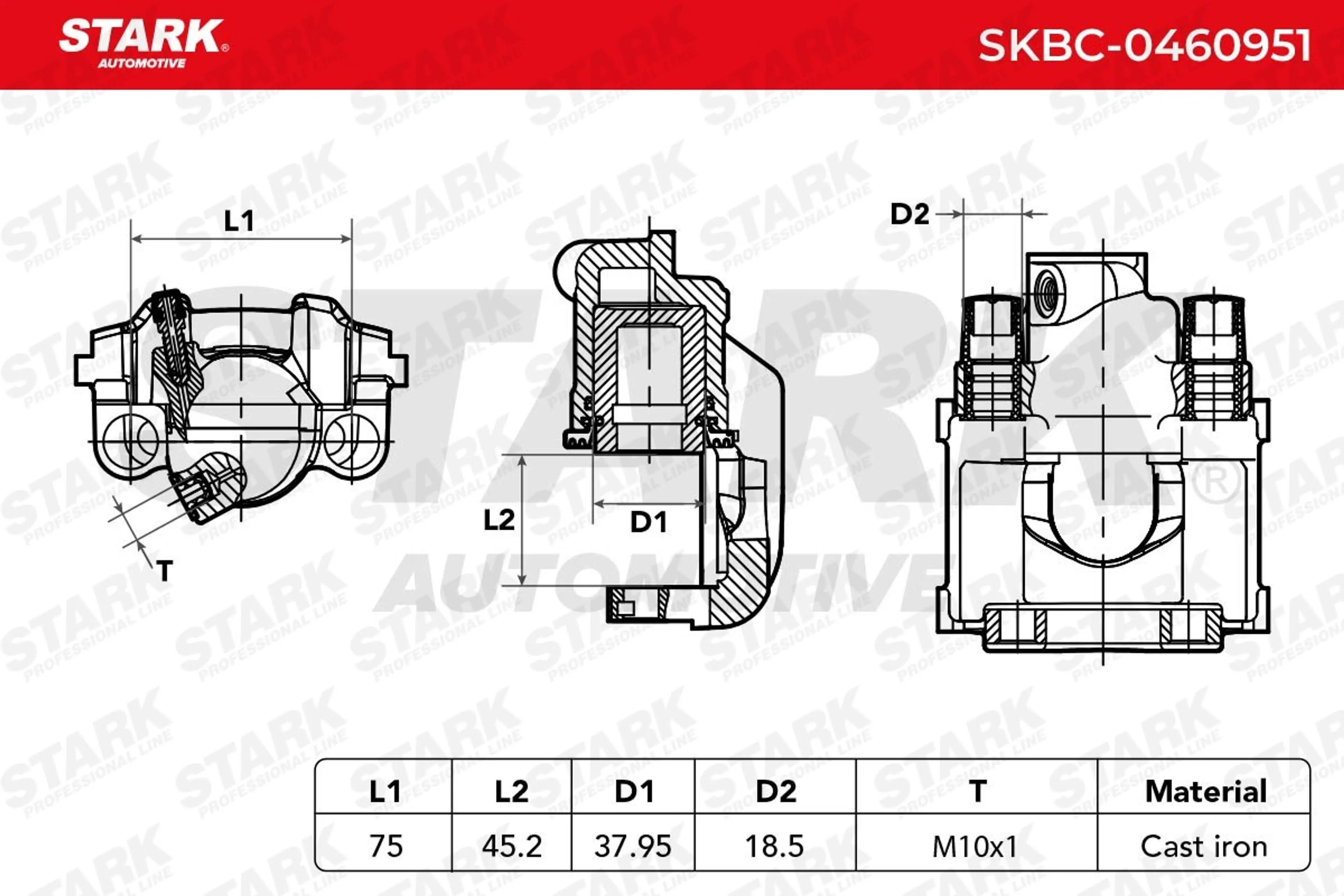 PINZA DE FRENO (SIN  DEVOLUCIÓN CAS