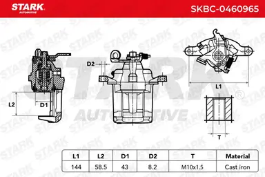 PINZA DE FRENO (SIN  DEVOLUCIÓN CAS