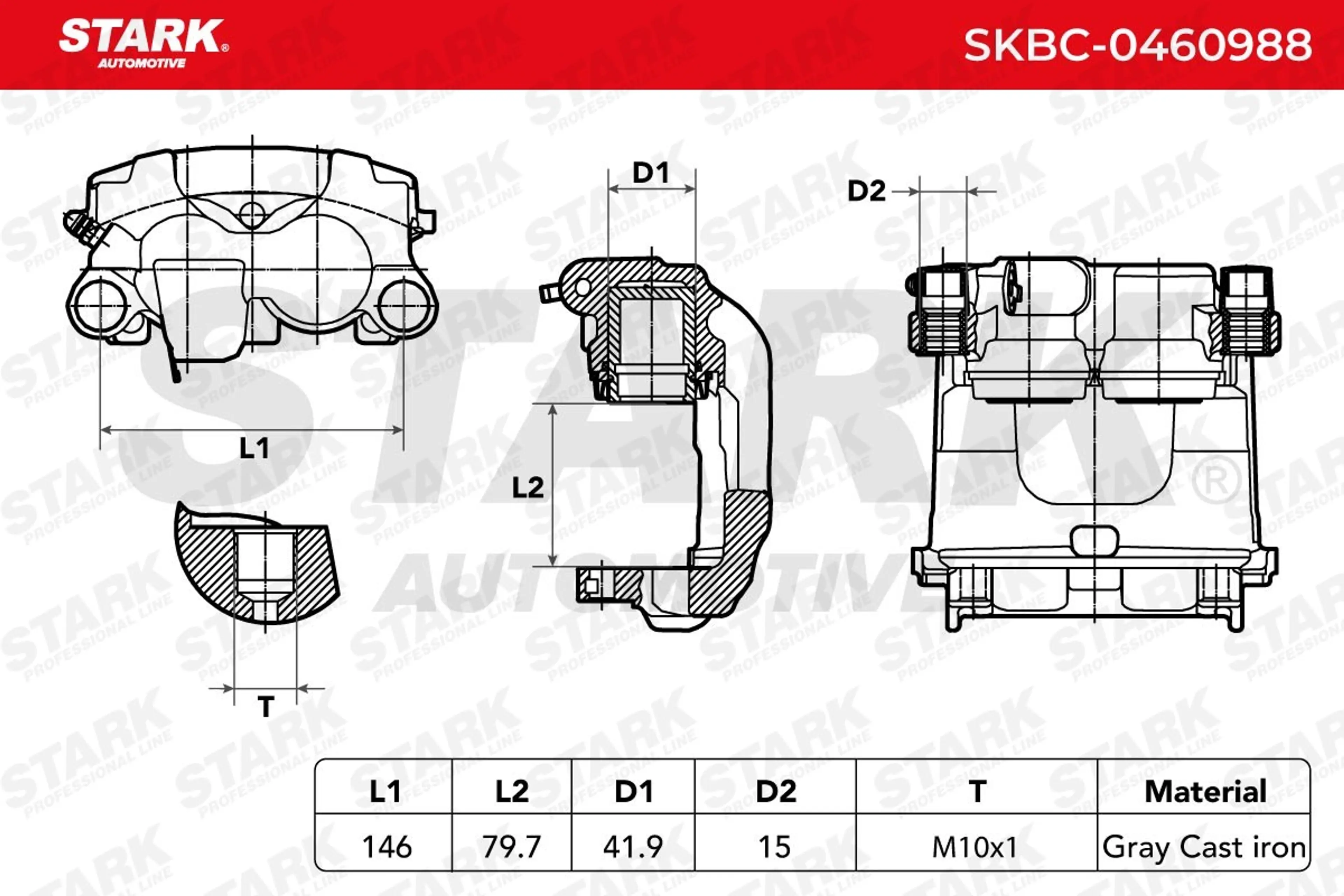 PINZA DE FRENO (SIN  DEVOLUCIÓN CAS