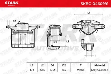 PINZA DE FRENO (SIN  DEVOLUCIÓN CAS