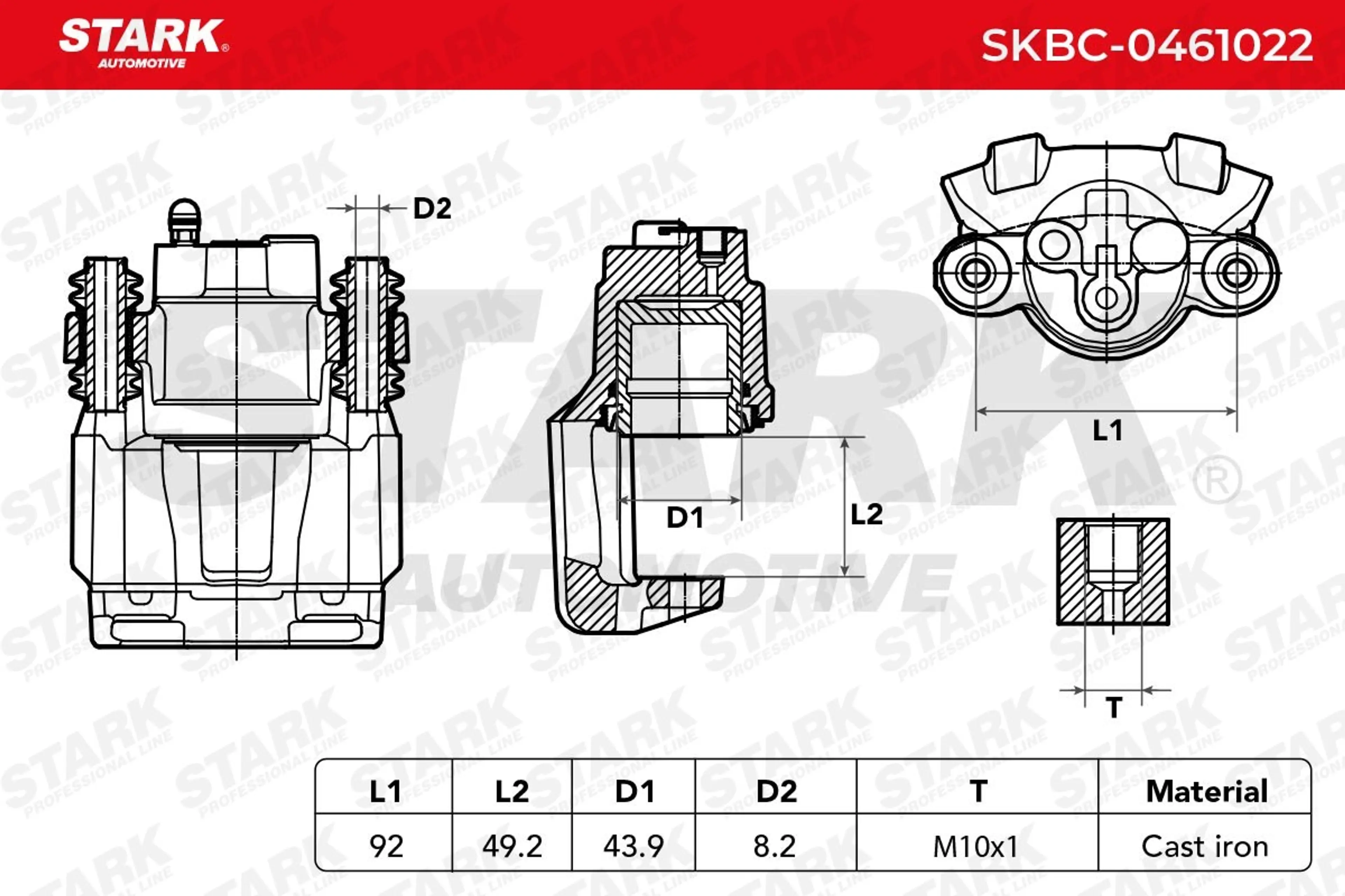 PINZA DE FRENO (SIN  DEVOLUCIÓN CAS