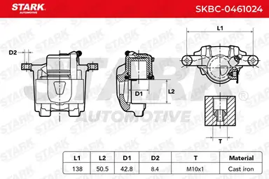 PINZA DE FRENO (SIN  DEVOLUCIÓN CAS