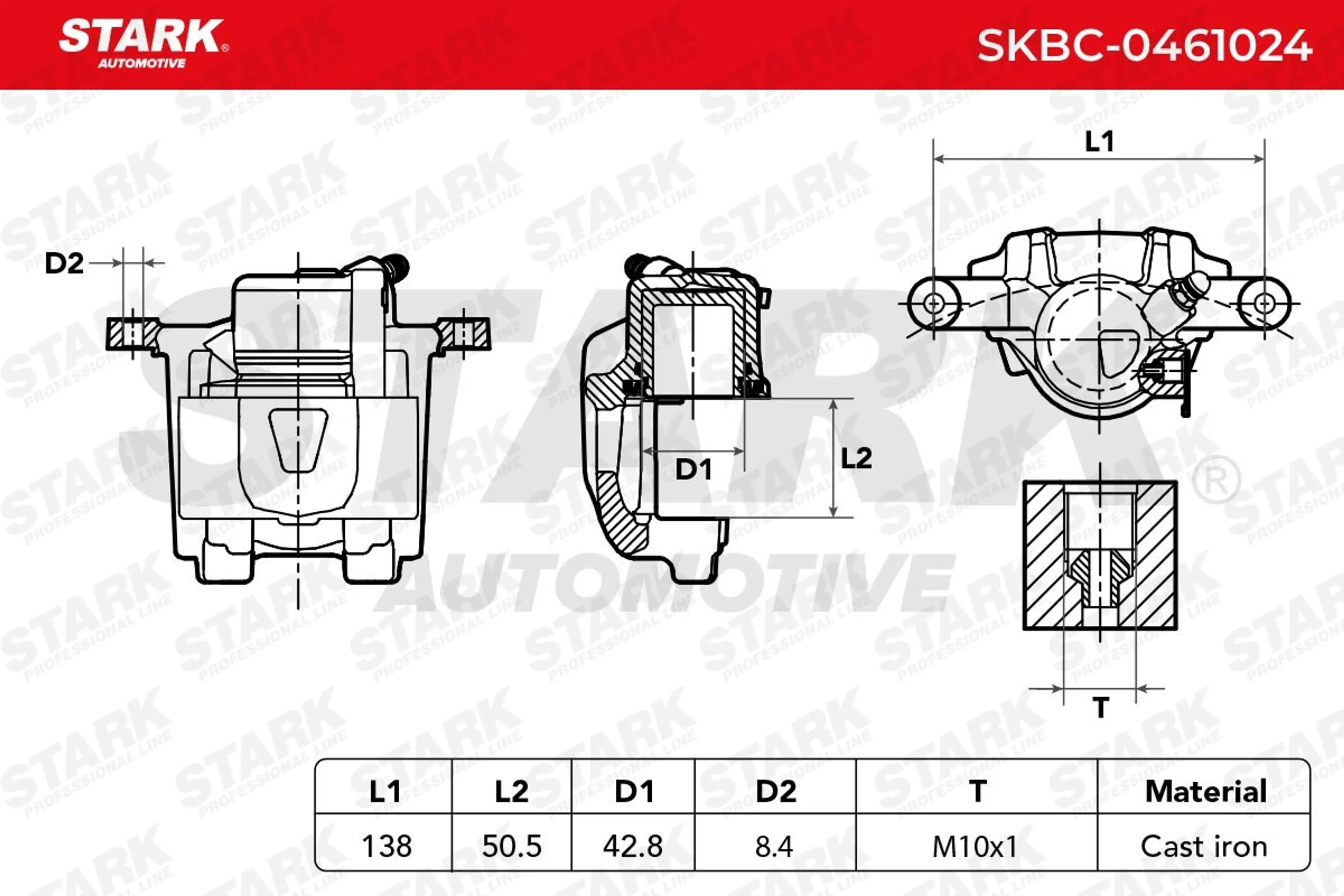 PINZA DE FRENO (SIN  DEVOLUCIÓN CAS
